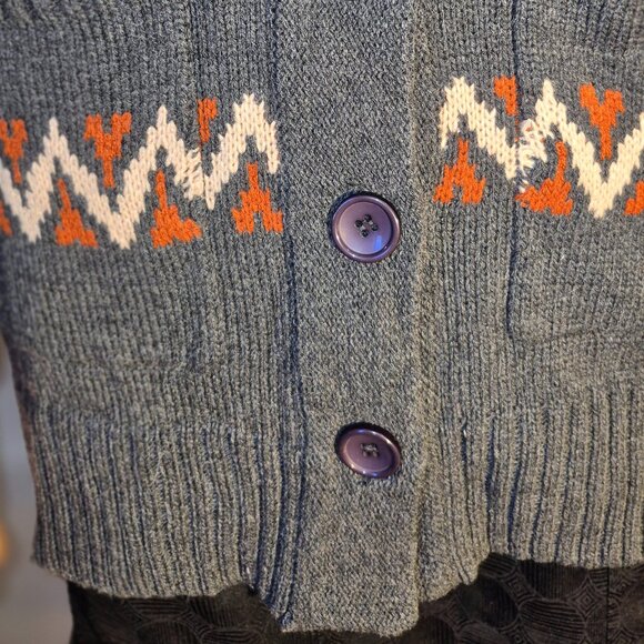 DOCKERS stylish Long sweater, button front, large pockets, Large NWT - Picture 13 of 16